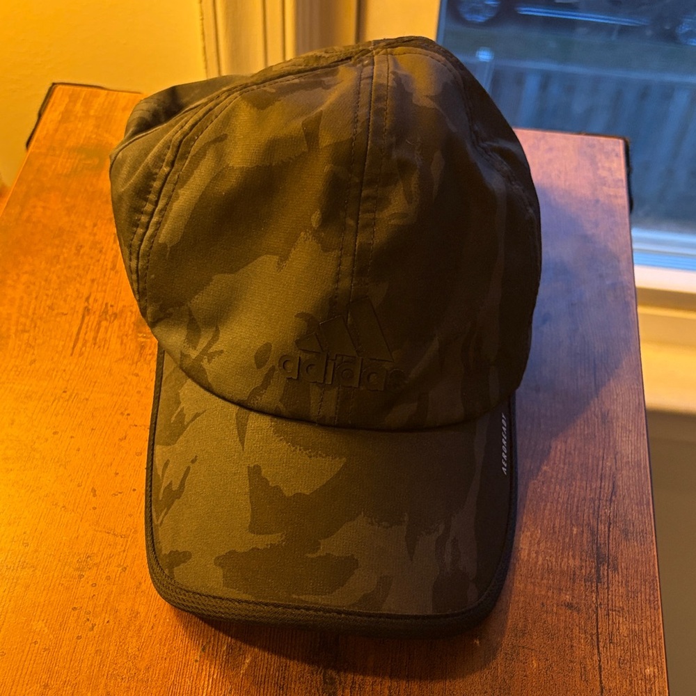 Adidas Men's Black Camo Cap